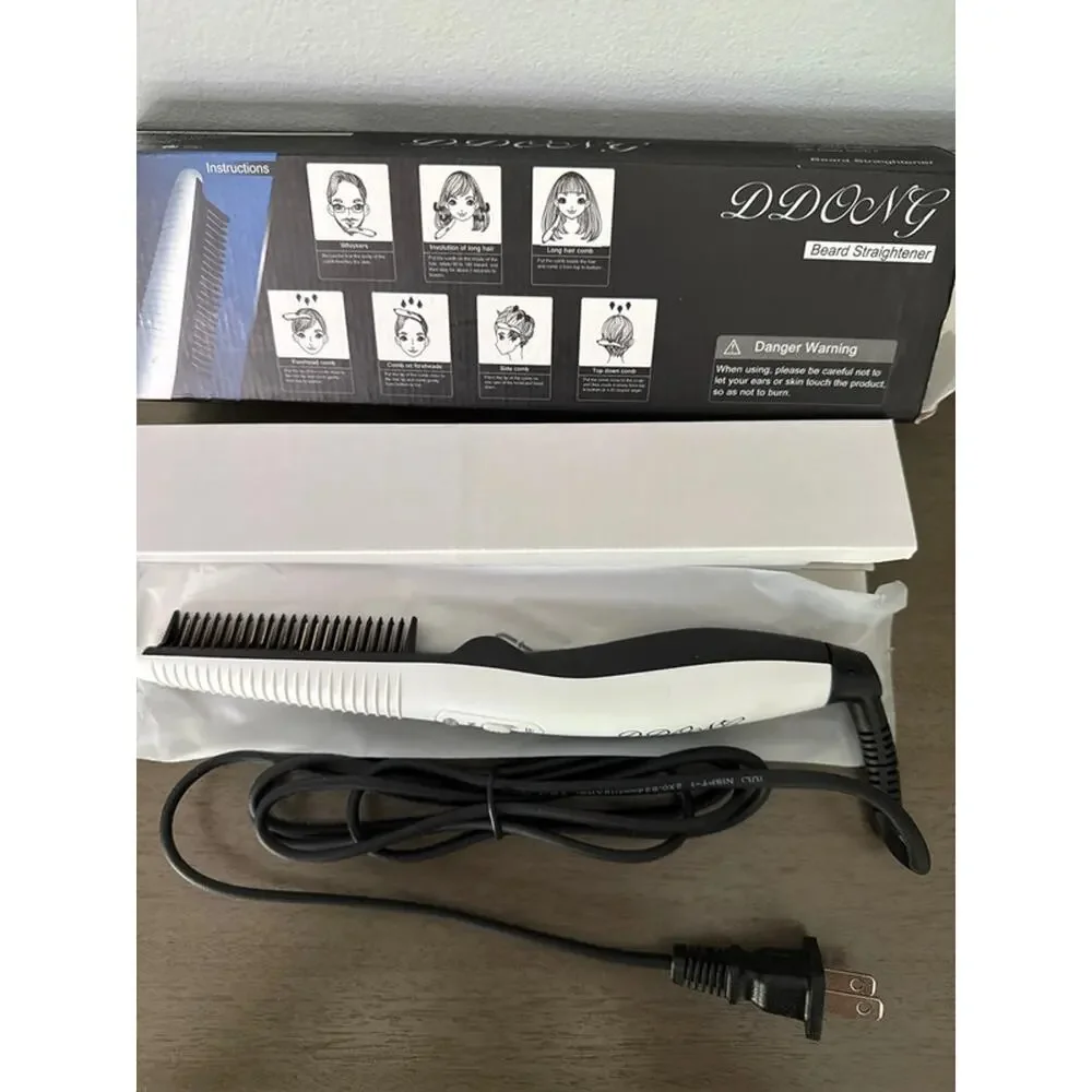 Men's Beard Straightener / Hair Straightener Comb New